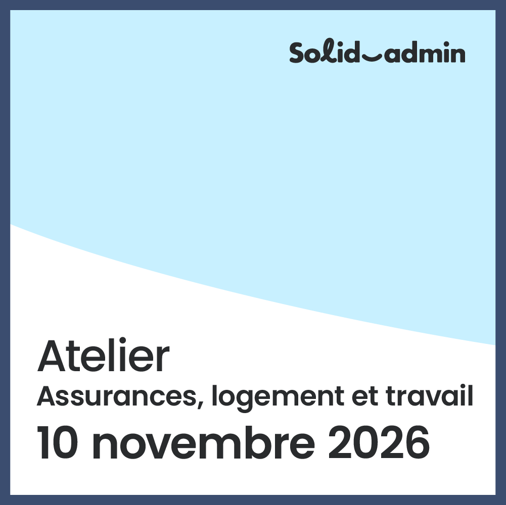 Atelier – Assurances, logement et travail / 10 novembre 2026